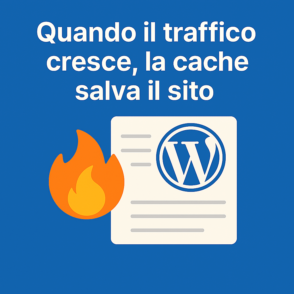 La cache salva un sito Wordpress